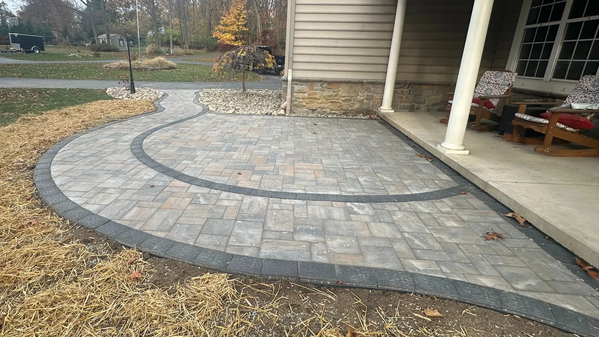 Paver Walkway Project in Exton, PA