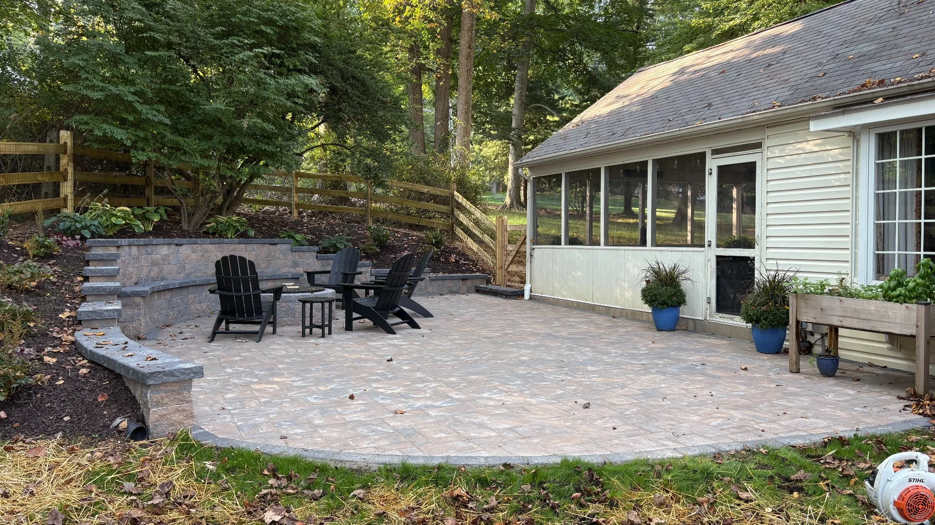 Patio, Fire Pit & Retaining Wall Installation in Malvern, PA